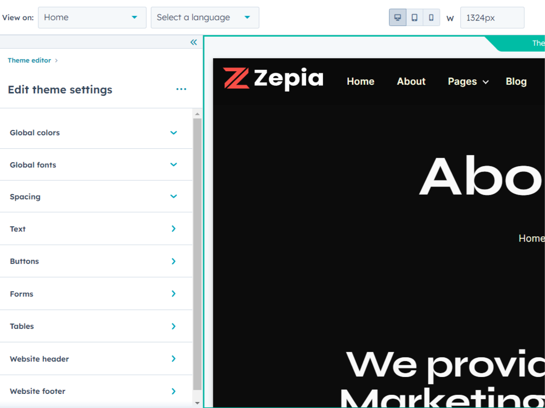 Complete Theme Design System