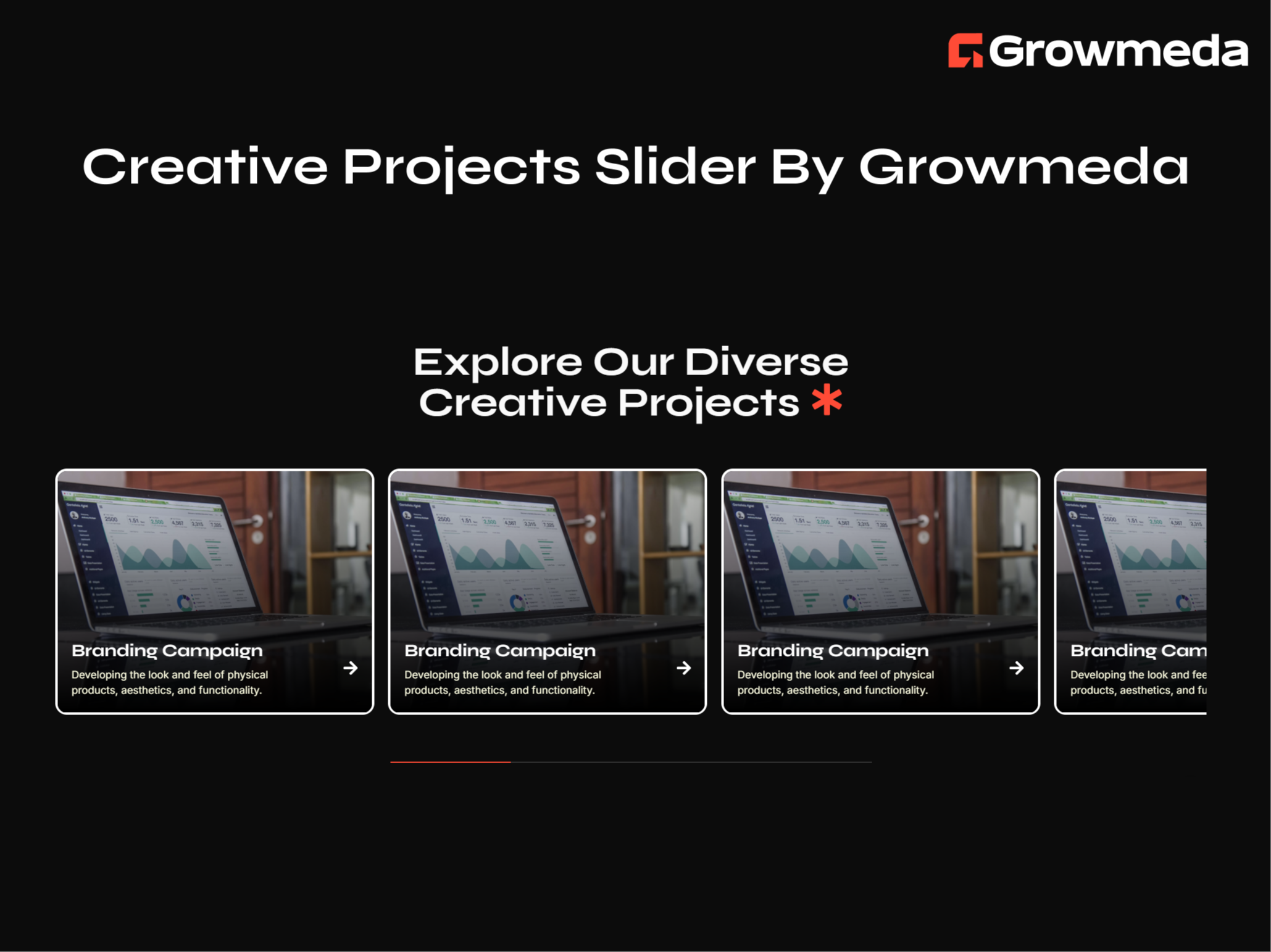 Introducing Creative Projects Slider By Growmeda