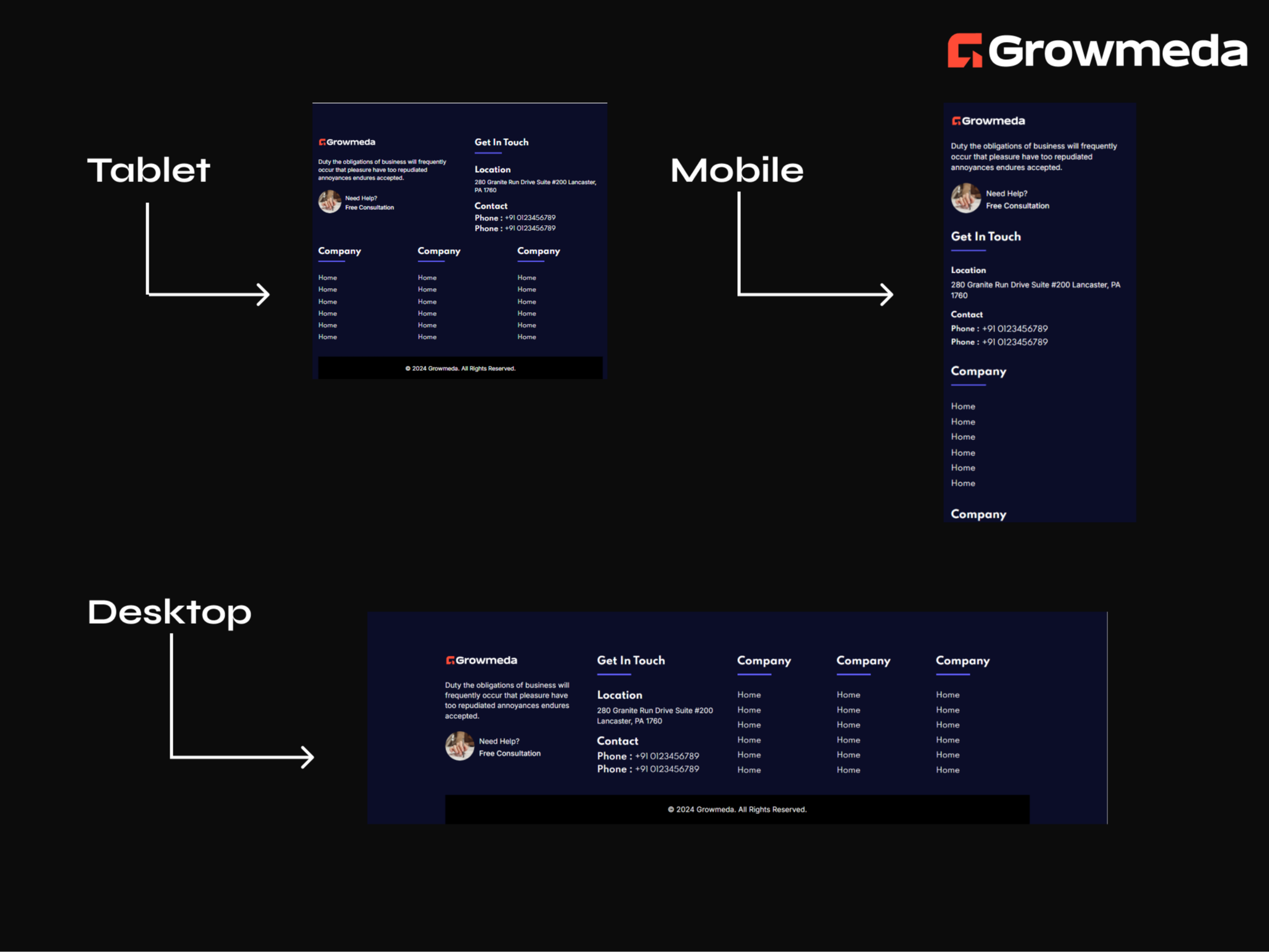 100% Responsive Design