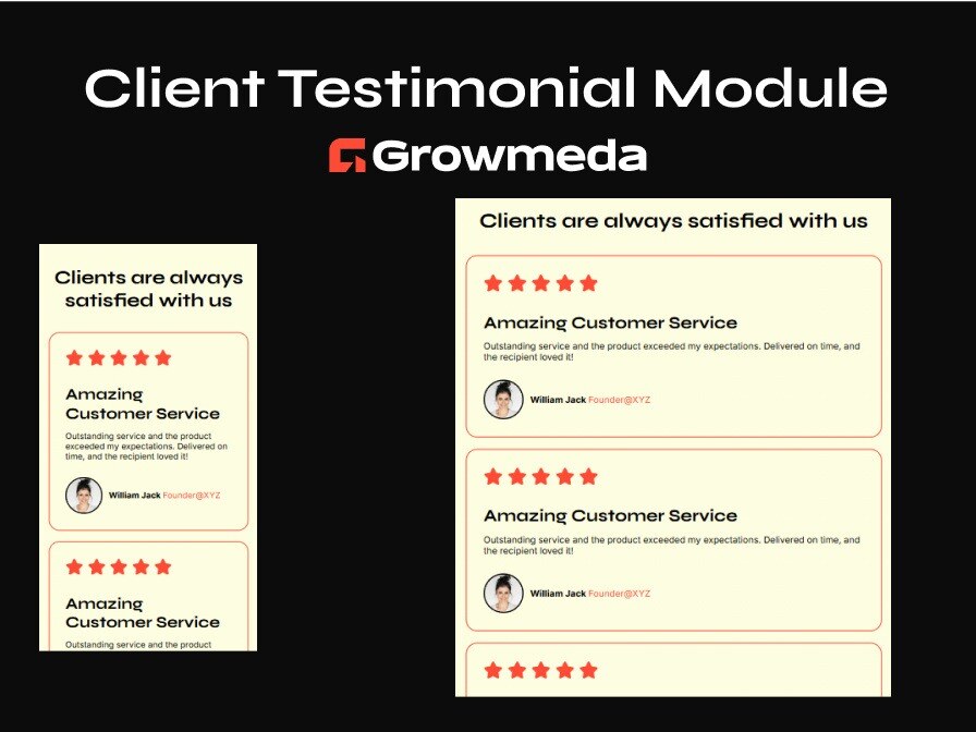 100% Responsive Design- Looks great