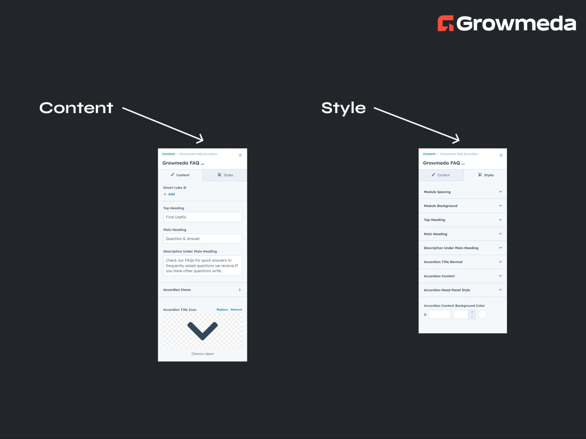 Customizable Content & Flexible Styling Options