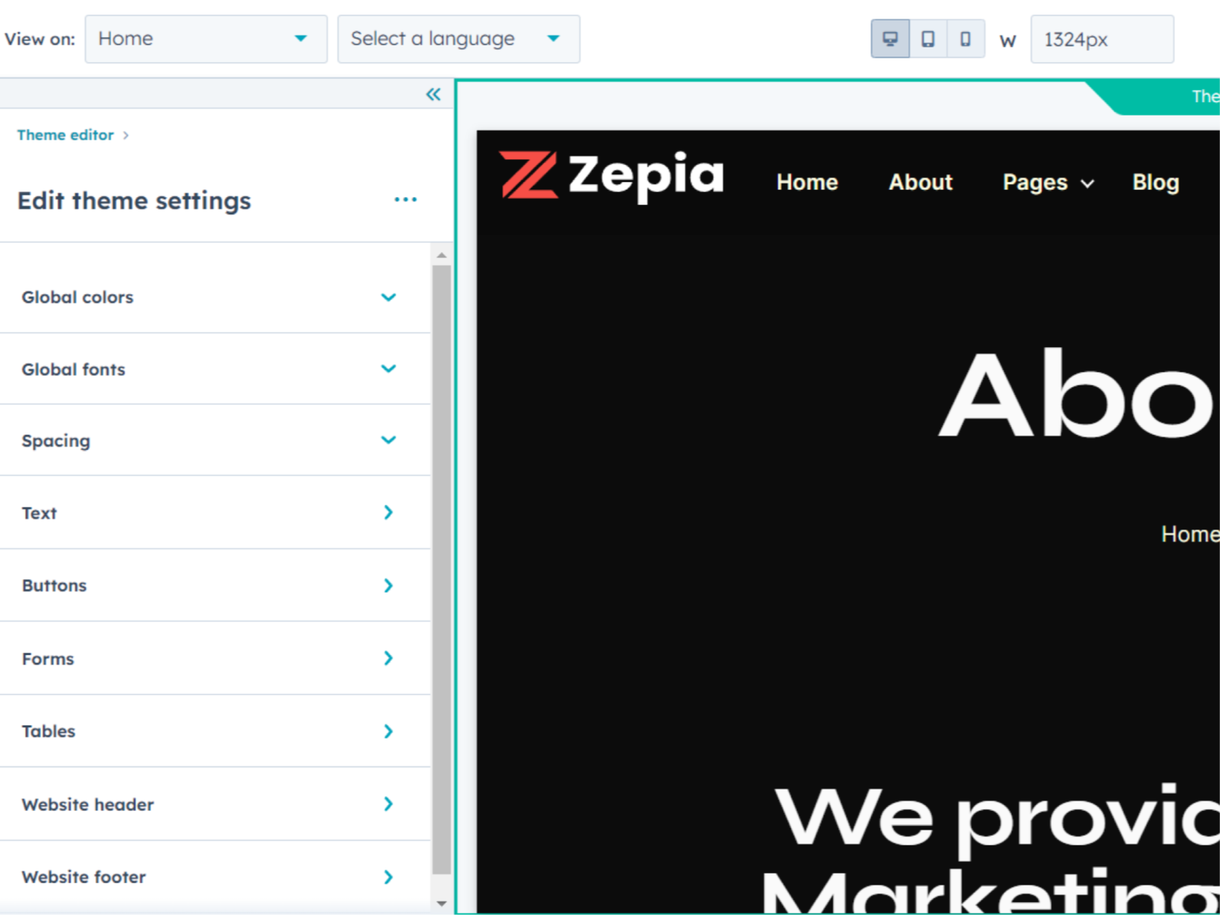 Complete Theme Design System